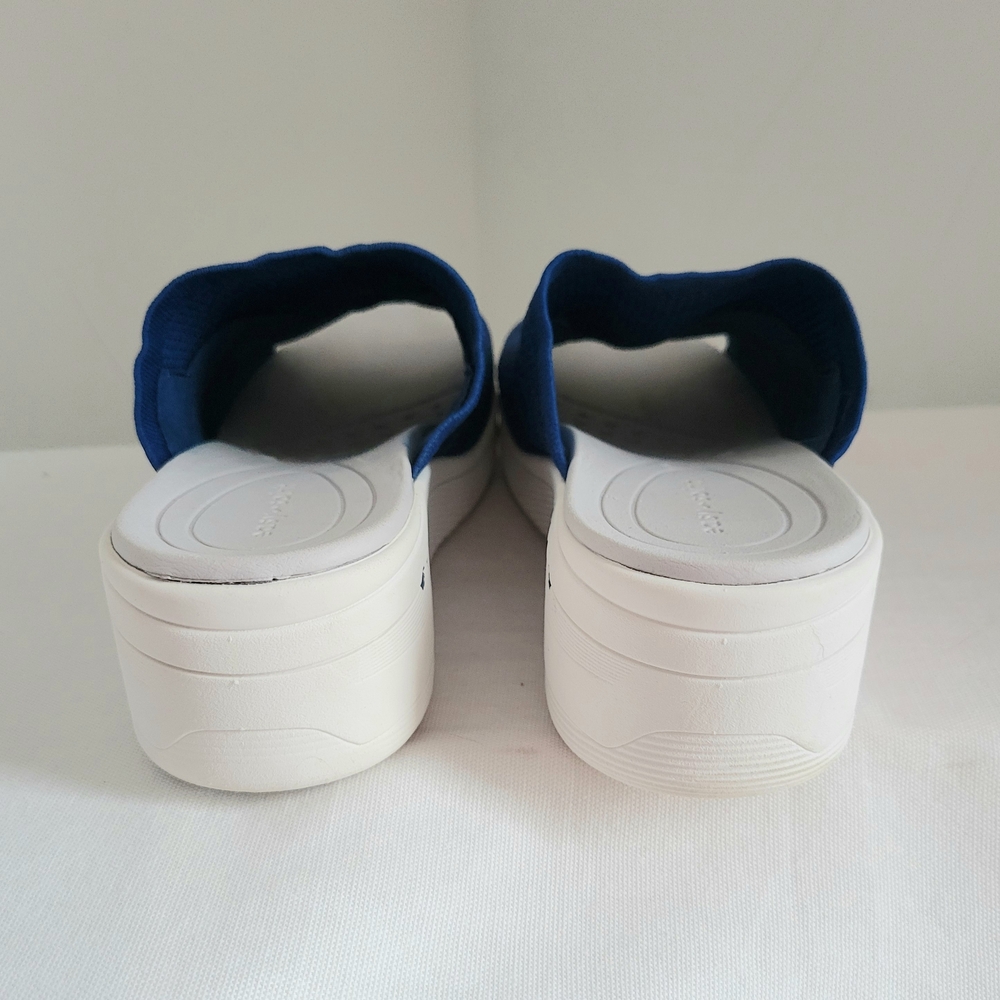 Easy Spirit Royal Blue Stretch Knit Slide Mules 9.5M - Picture 5 of 7
